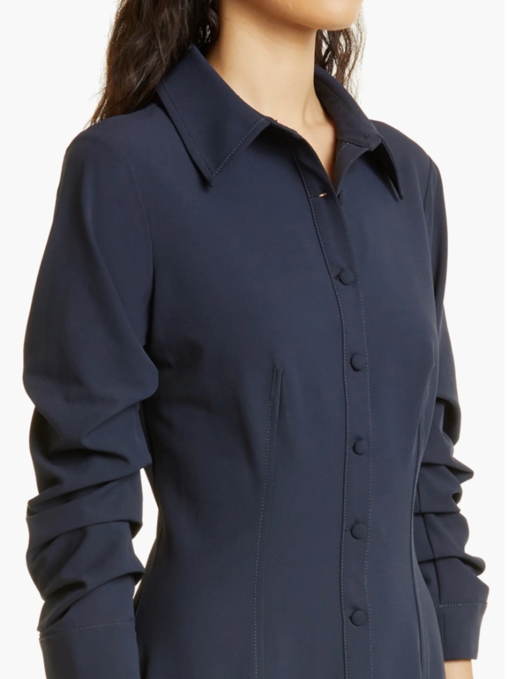NEW Cinq a Sept Navy Lucilla dress, 0, GD1261 - Picture 4 of 9